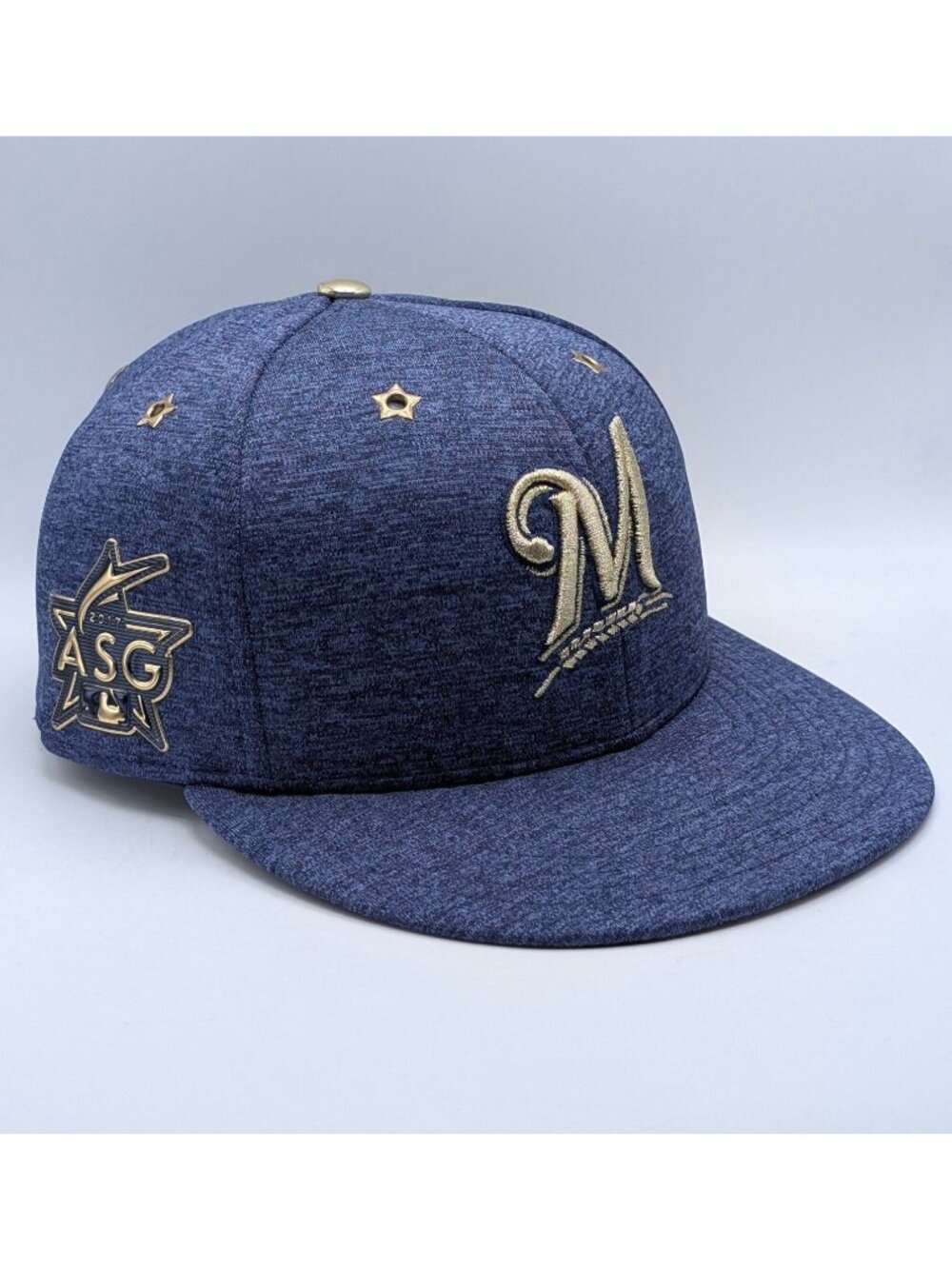 Milwaukee Brewers New Era 2017 MLB All Star Game 39Thirty Fitted 7 1/4 Hat Blue